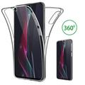 AMZER Galaxy Note10 Full Body Protective TPU Case 360 Full Body Dual Layer Slim Transparent TPU Case for Samsung Galaxy Note 10