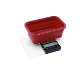 CRIMSON Collapsible Bowl Scale 1000g x 0.1g Black (Bowl: Red)