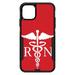 DistinctInk Custom SKIN / DECAL compatible with OtterBox Commuter for iPhone 11 Pro (5.8 Screen) - RN Registered Nurse Symbol - Show Your Support for Nurses