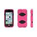 Pink / Black Heavy Duty Survivor All-Terrain Case for iPhone 5c - Impact Resistant Military-Duty Case