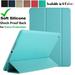 DuraSafe Cases iPad PRO 9.7 Inch 2016 [ PRO 9.7 2016 ] A1673 A1674 A1675 MLMP2LL/A MM172LL/A MLMN2LL/A MLMW2LL/A Smart Trifold Lightweight Soft Silicone TPU Back Case - Green