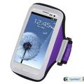 Sports Armband Case Pouch for Nokia 8 Sirocco Nokia 1 8110 4G Lumia 928 Laser 920 3 830 830 929 Icon 925 925 900 900 - Purple + MND Mini Stylus