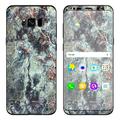 Skin Decal For Samsung Galaxy S8 Plus / Rough Marble Grey Red Blue Granite