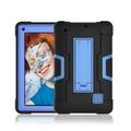 GoldCherry For RCA Voyager 7 Case RCA Voyager Pro+ 7 Case Mignova Heavy-Duty Drop-Proof and Shock-Resistant Rugged Hybrid Case(with Built-in Stand) For RCA Voyager 7 inch Tablet(Black/Blue)