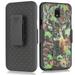 for 5.5 Samsung Galaxy J7 (2018) Holster Kickstand Hybrid Heavy Duty Belt Clip Shockproof Soft Silicone TPU Absorber Rugged Defender Cover Hard Back Dual Layers Armor Bumper Phone Case [DEER]