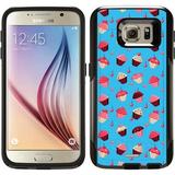 Yummy Cupcakes Blue Design on OtterBox Commuter Series Case for Samsung Galaxy S6