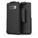 Galaxy Note 8 Belt Case Encased [SlimShield] Protective Grip Case with Holster Clip for Galaxy Note 8 (Black)