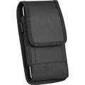 For Nokia Lumia 530 521 520 Black Tough Nylon Pouch Cell Phone Case Duty Metal Clip Holster+D Ring Hook+Stylus Pen