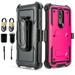 Value Pack ! for LG Aristo 4+ Plus/ Tribute Royal/ Journey LTE/ Prime 2/ LG Escape Plus/ LG K30 (2019)/ LG X320/ LG Arena 2 Phone Case 360Â° Built In Screen Clip Kickstand Holster Shock Bumper