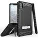 Case for iPhone Xs Max Black Tri-Shield Rugged Cover [with Metal Kickstand + Wrist Strap Lanyard] for Apple iPhone Xs Max (Size 6.5 model) (iPhone 10s Max)