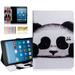 Kindle Fire HD 8 Case Dteck Folio Flip PU Leather Stand Case Cover With Card Slots For All-New Fire HD 8 Tablet (2018 2017 2016 and 2015 Release 8th/7th /6th/5th Generation) Panda