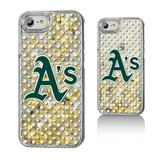 Oakland Athletics iPhone 6/6s/7/8 Logo Gold Glitter Case