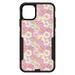 DistinctInk Custom SKIN / DECAL compatible with OtterBox Commuter for iPhone 11 (6.1 Screen) - Preppy Pattern - Yellow White Pink Flowers Floral