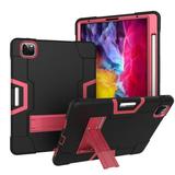 iPad Pro 11 inch Case Rugged Kickstand Series - Allytech Shockproof Heavy Duty Hybrid Three Layer Armor Defender Kids Child Proof Cover for Apple iPad Pro 11-inch (2018 Release) (Black/Rosegold)