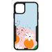 DistinctInk Custom SKIN / DECAL compatible with OtterBox Commuter for iPhone 11 Pro (5.8 Screen) - Summer Vibes Bold Flower Pink White Orange