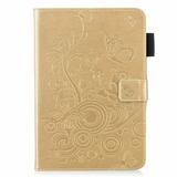 Tab S4 10.5 Case Dteck PU Leather Flip Folio Stand Case Cover With Stylus Holder For Samsung Galaxy Tab S4 10.5 T830 gold Butterfly