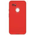 LifeProof FRE Series Protective Waterproof Case for Google Pixel 2 XL - Red