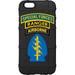 LIMITED EDITION - Authentic Made in U.S.A. Magpul Industries Field Case for Apple iPhone 6 / 6S PLUS (5.5 Larger iPhone) Special Forces Ranger Airborne. Triple Canopy Patch (Black)