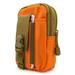 For ZTE Valet ~ XL Large Multipurpose Tactical Cover Smartphone Holster EDC Security Pack Carry Case Pouch Belt Waist Bag Gadget Money Pocket - Orange