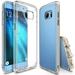 Galaxy S7 Edge Case Ringke [FUSION] Shock Absorption TPU Bumper Drop Protection Clear Hard Case - Clear