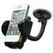 Compatible With Samsung Galaxy S10e S10+ S10 - Car Mount Windshield Phone Holder Rotating Cradle Window Swivel Dock Suction Gooseneck Black K7L