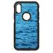 DistinctInk Custom SKIN / DECAL compatible with OtterBox Commuter for iPhone X / XS (5.8 Screen) - Blue Water Ocean Waves