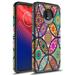 Moto Z4 Case Moto Z4 Play Case Kaesar Slim Hybrid Dual Layer Shockproof Hard Cover Graphic Fashion Cute Colorful Silicone Skin Cover Armor Case for Moto Z4 Play (Colorful Mandala)