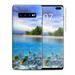 Skin Decal Vinyl Wrap for Samsung Galaxy S10 Plus - decal stickers skins cover - Underwater Snorkel Tropical Fish Island