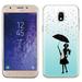 For Samsung Galaxy J3 Star / J3 Achieve / Express Prime 3 / J3 (2018) Case OneToughShield Â® TPU Gel Protective Slim-Fit Phone Case - Rain/Hearts