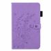 Tab A 10.1 Case Dteck PU Leather Flip Folio Stand Case Cover With Stylus Holder For Samsung Galaxy Tab A 10.1 inch T580 (NO S Pen Version) purple Plum Blossom