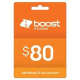 Boost Mobile $80 Direct Top Up