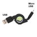 Retractable USB Cable Charger Power Cord Z9Z for Samsung Galaxy Avant Amp 2 J7 (2018) Refine J3 (2018) Alpha A6 A5 - ZTE ZMax Tempo X Grand X Max + Blade Force Overture 3