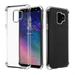 Samsung Galaxy A6 (2018) Phone Case Tuff Hybrid Shockproof Impact Rubber Dual Layer Hard Soft Protective Hard Case Cover CLEAR Transparent Silver Phone Case for Samsung Galaxy A6 / 2018.