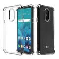 LG Stylo 4 Stylo 4 Plus Phone Case Tuff Hybrid Shockproof Armor Silicone Rubber Rugged Hard Protective TPU Case Ultra Slim Cover Transparent Clear SILVER Phone Case for LG Stylo 4 Plus / LG Stylo 4