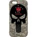 LIMITED EDITION - Authentic Made in U.S.A. Magpul Industries Field Case for Apple iPhone 6 Plus / iPhone 6s Plus (Larger 5.5 Size) Black Headshot Punisher over ACU A-TACS Digital Camouflage