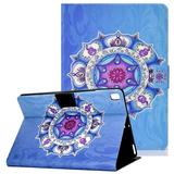 iPad Pro 9.7 Inch Case (2016 Released) Allytech PU Leather Stand Folio Slim Smart Shell Cover Auto Sleep Wake Feature Girls Protective Cards Holder Wallet Case for Apple iPad Pro 9.7 Mandala