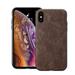 Mignova iPhone Xs Max 6.5 inch Leather case Ultra-Thin Vintage case Hard case Back Cover Advanced Leather case for iPhone Xs Max 6.5 case 2018 Release (Dark Brown)