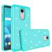 Cute Girls Women Glitter Case For LG Stylo 4 Case LG Stylus 4 Plus/LG Q Stylus Case [Screen Protector] Diamond Bling Hybrid Protective LG Stylo 4/LG Stylo 4 Phone Case Cover - (Mint)