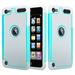 iPod Touch 5 Case iPod Touch 6 Case Heavy Duty High Impact Armor Case Cover Protective Case for Apple iPod touch 5 6th Generation - Mint