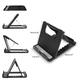 Foldable Cell Phone and Tablet Stand Holder Universal Black