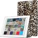 DuraSafe Cases iPad 9.7 Inch 5 6 Air 1 2 [iPad 5th 6th Air 1st 2nd ] MRJN2LL/A MR7G2LL/A MP2F2LL/A MP2G2LL/A MD785LL/A MD788LL/A MGLW2LL/A Printed Protective PC Clear Flip Back Cover - Leopard