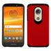 Motorola Moto E5 Plus E5 Suprae - Phone Case Protective Shockproof Hybrid Rubber Rugged Cover RED Slim Case for Motorola Moto E5 Plus E5 Suprae