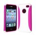 Hybrid Rugged Rubber Matte Hard Case Cover For iPhone 4 4S 4G + Clear Screen Protector