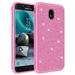 Samsung Galaxy J3 2018 Case Galaxy J3 Orbit Case Galaxy J3 Star Case Galaxy J3 V 2018/J3 Achieve/J3 Aura/Express Prime 3/Amp Prime 3 Case Hybrid Shockproof Drop Protection Impact Case - Hot Pink