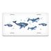 WIRESTER 6 x 12 Aluminum Front Auto Drive Tag License Plate Decoration Blue Whales