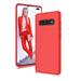 Cell Phone Cases For 5.8 Galaxy S10E Njjex Liquid Silicone Gel Rubber Shockproof Case Ultra Thin Fit Samsung S10E Case Slim Matte Surface Cover For Samsung Galaxy S10E 2019 -Red