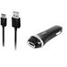 2-in-1 Type-C USB Chargers Bundle for Alcatel Idol 4S with Windows Alcatel PLUS 12 (Black) - 2.1Ah Car Charger Adapter + USB Charging Cable