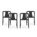 Orchid Outdoor Stacking Dining Chair (Set of 4) by Christopher Knight Home - 21.50" W x 19.50" D x 30.50" H