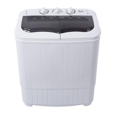 ZOKOP 14.3lbs Mini Semi-automatic Washing Machine Compact Washer