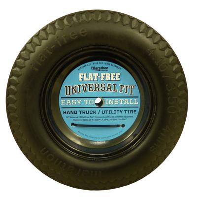 Marathon Industries Universal Fit Flat Free Hand Truck Tire